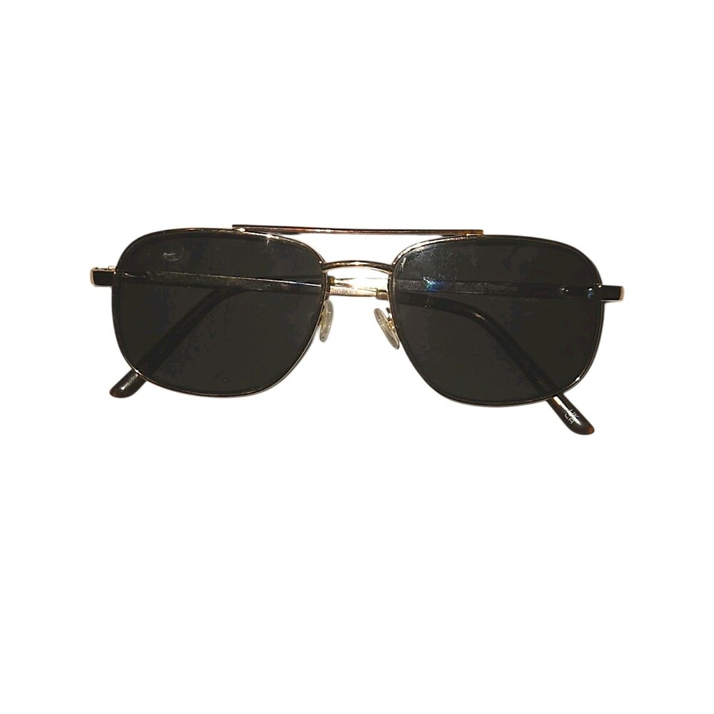 Bulova Wildwood Non Rx Sunglasses Gold W/Brown Handles Frames